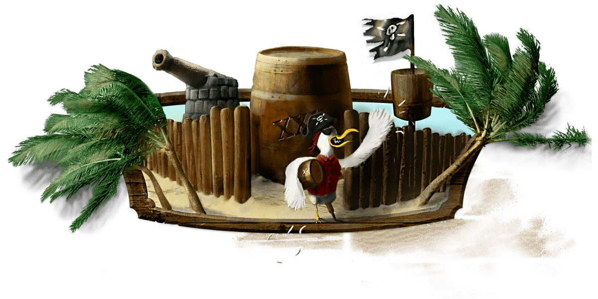 Pirates Bay - Ein strategisches Verteidigungs-Spiel<br> mit fluchenden Piraten